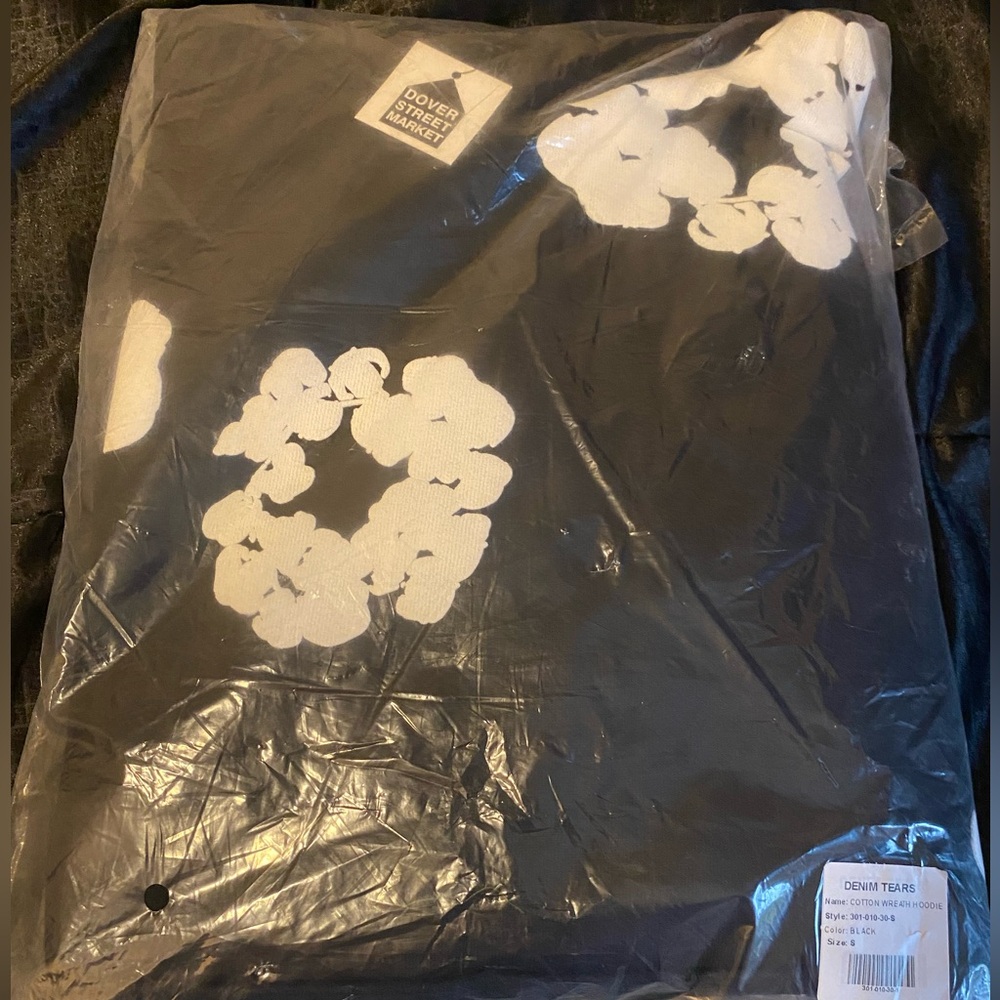 Black Denim Tears Hoodie Men’s Size Small